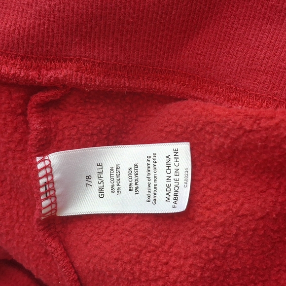 Cozy Red Kids Hoodie with Canada Design - Picture 7 of 8